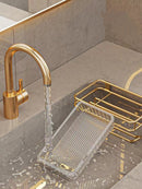 Porta-rolo de Papel Higiênico com suporte dourado