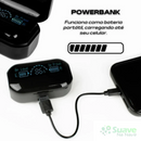 TWS M10 - Fone de Ouvido Bluetooth c/ POWER BANK 2000mAh
