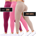 Leve 3 /  R$299 - Body Girl: A Calça Para Academia Que Empina, Modela e Realça