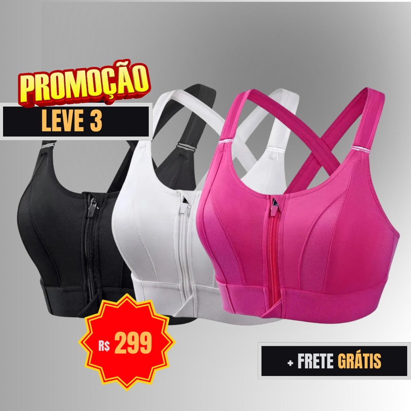 Top Fitness - O Top Esportivo com Bojo de Alta Sustentação