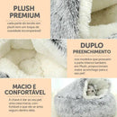 CAMA FLUFFY - Cama Pet de Pelúcia Redonda