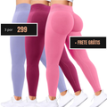 Leve 3 /  R$299 - Body Girl: A Calça Para Academia Que Empina, Modela e Realça