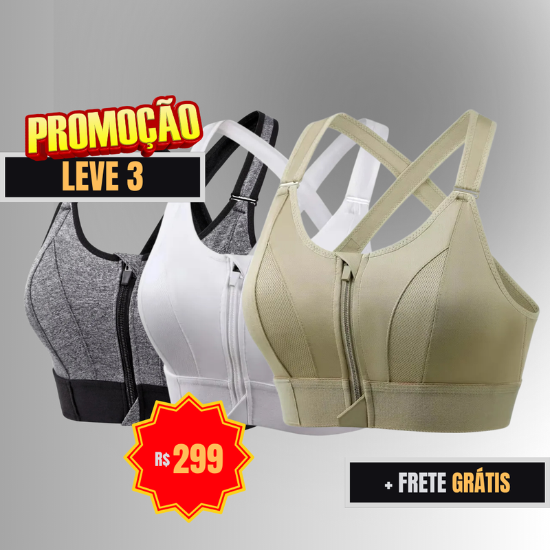 Top Fitness - O Top Esportivo com Bojo de Alta Sustentação