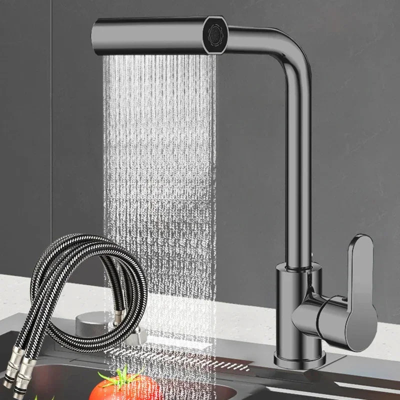 Torneira Gourmet 360º – Fluxo Cascata, Versatilidade e Alta Pressão na Cozinha