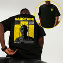 Camiseta Sabotage - Respeito é pra quem tem, estilo urbano, qualidade que você sente no toque