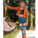 EcoLeather Luxe - Jaqueta Feminina Estilo Imbatível