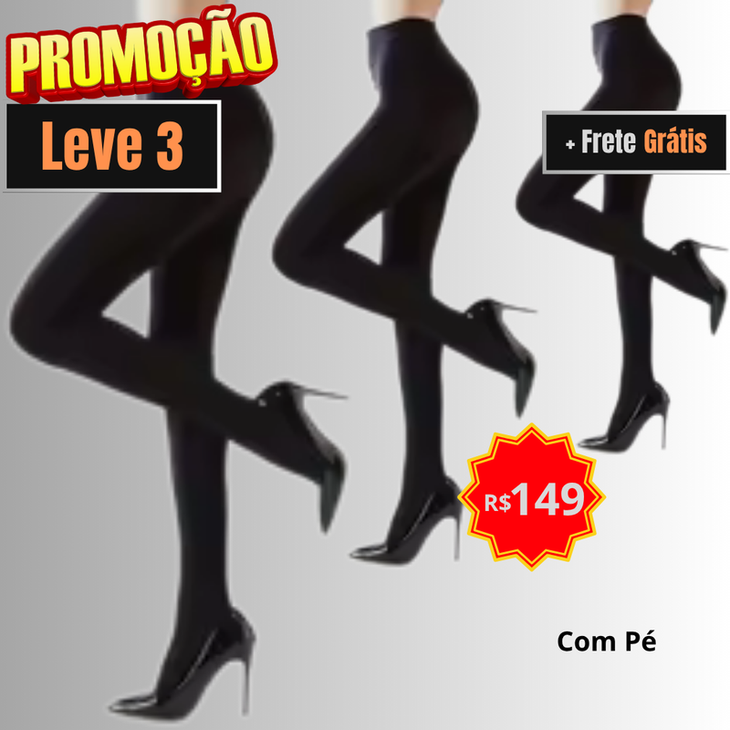 Pele de Inverno - A Meia-Calça Térmica Que esbanja Elegância