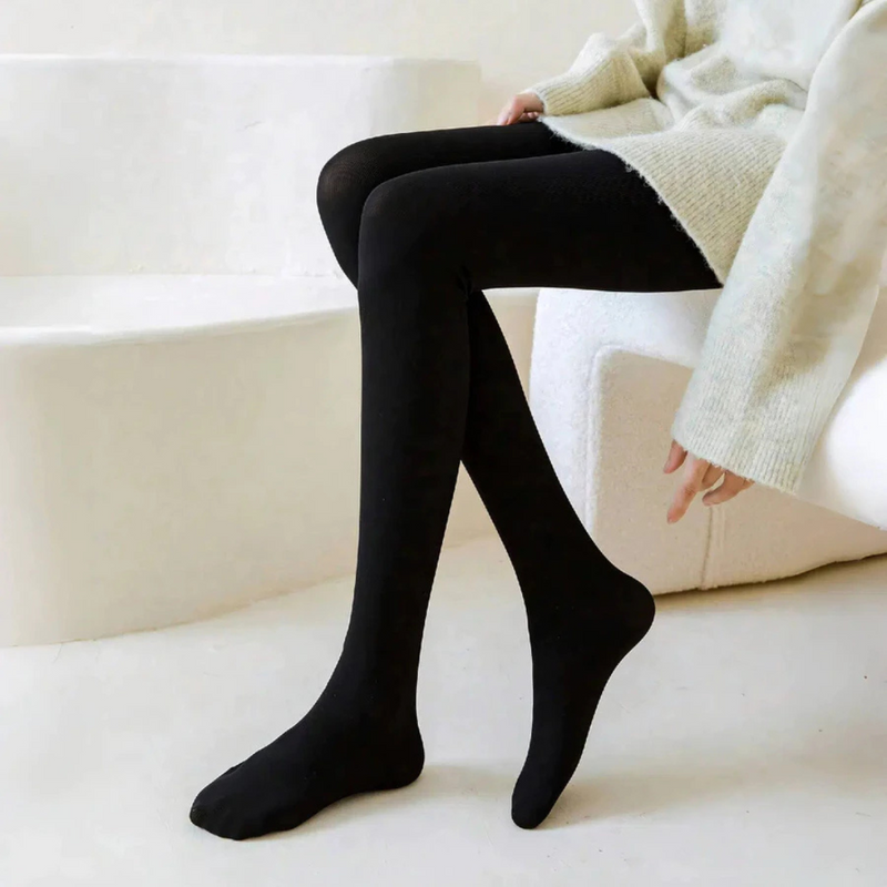 Pele de Inverno - A Meia-Calça Térmica Que esbanja Elegância