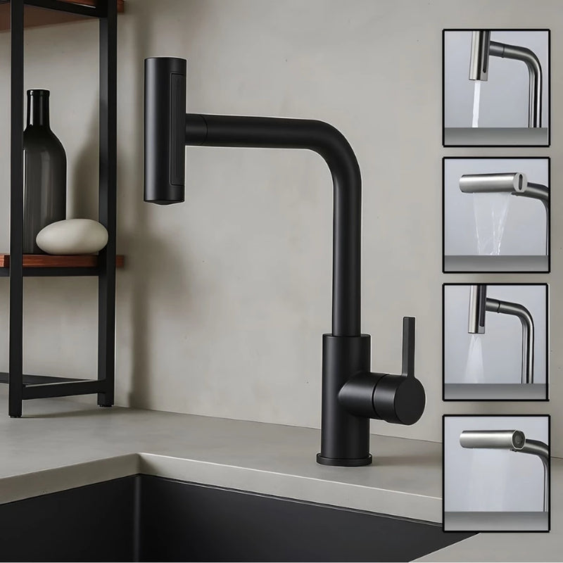 Torneira Gourmet 360º – Fluxo Cascata, Versatilidade e Alta Pressão na Cozinha